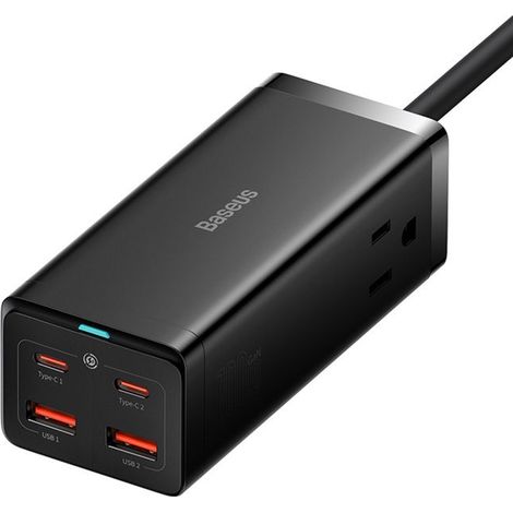 Cargador/cable de alimentación GaN3 Pro 100 W - Baseus (PSZM000201) - Negro