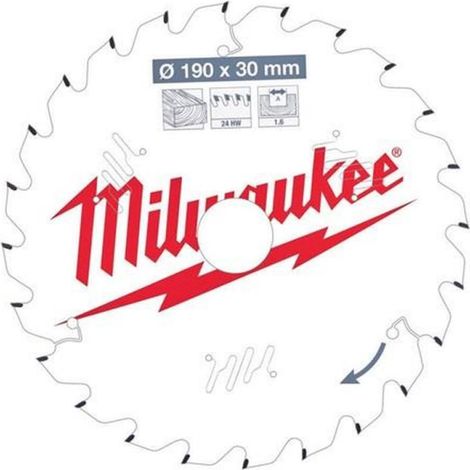 Milwaukee Kreissägeblatt 190 mm 24 Zähne Metall (1/3)