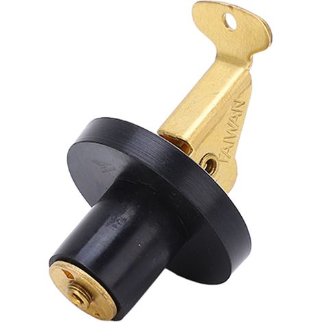 Bouchon de vidange à compression 19mm en laiton, à vis avec joint en caoutchouc, accessoire marine pour bateau et yacht, diamètre 1/2 pouce (1/5)
