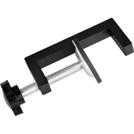 Jig Pour Quincaillerie De Meuble - Serre-Joint Pour Installation De Tiroirs Et De Portes - Plage De Serrage 10 À 57 Mm - Outil De Menuiserie En Aluminium Et Acier Carbone - 1 Pièce (1/5)