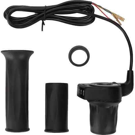 Poignée d’accélérateur 36V demi-torsion avec indicateur de batterie pour vélos électriques pliants mini et trottinettes (1/5)