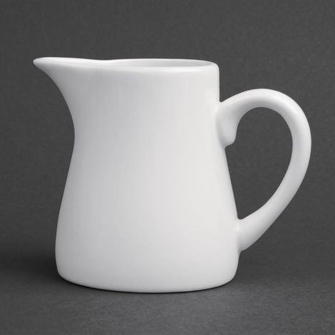 Pots à lait blancs 170ml (Lot de 6) - Ref U819 - Olympia (1/5)