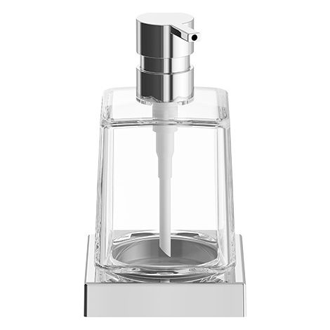 Inda - Dip-Seifenspender Divo Chrom glänzend/transparent 250 ml