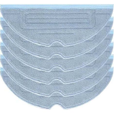6pcs Serpillière pour Roborock S7 Pro Ultra S7 MaxV Ultra S7 Plus S7 Max Pièces de Rechange Accessoires pour Roborock S7 T7s T7s Plus Robot Aspirateur (1/4)