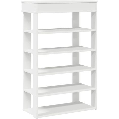Maison Exclusive - Scarpiera Bianca 60x30x98 cm in Legno Multistrato