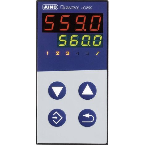 Jumo Quantrol LC100 Régulateur de température L, J, T, K, E, N, S, R, Pt100, Pt1000, KTY Relais 3 A (l x H) 48 mm x 48 (1/2)