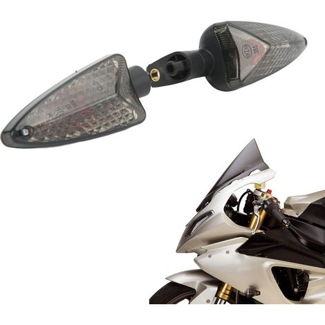 2 pièces Clignotants Moto LED Ambre 12V pour BMW G310GS G310R R1200GS R1250GS, Feux de Signalisation (1/5)