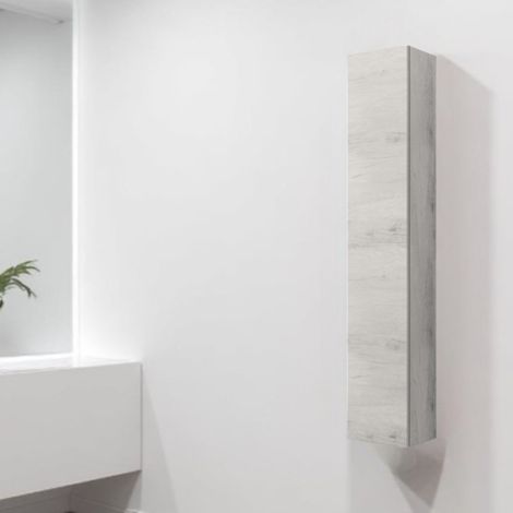 Colonna reversibile singola a 1 anta 160H Quercia Bianco (1/2)