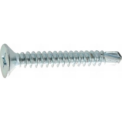 100 Vis autoperceuse acier tête fraisée phillips DIN7504O - diamètre 6,3 mm - Longueur 70 mm mm - Diamètre 6.3 mm