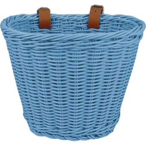 Panier Avant Tissé Imperméable Bleu Pour Vélo Électrique Et Scooter - Rangement Portable Résistant À L'Eau - Installation Rapide Avec Sangles - Capacité Spacieuse Pour Accessoires Quotidiens - 1 Pièce (1/5)