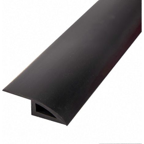 Seuil de porte adhésif PVC étanche 10/15mm, bande de transition sol coupe-adaptable, résistante à l'usure, universelle pour passage moquette-carrelage (1/5)