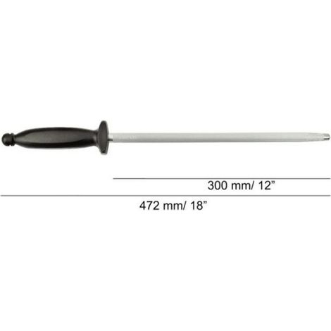 Aiguiseur de couteaux - - 278510 - Lame acier au carbone 30 cm - Corps polypropylène mango - Couvercle Ø13 mm (1/2)