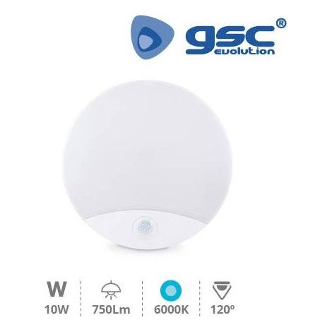 LED-Wandleuchte mit 10W 6000K Sensor + Notleuchte GSC 000704716