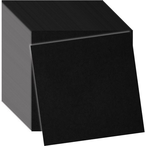 Panneaux De Plafond 3D En Polystyrène, Revêtement De Plafond Décoratif Pour Salon Et Chambre, 50 x 50 cm, 32 Pièces, Noir