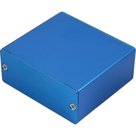 Boîtier électronique en aluminium pour circuit imprimé avec bride 1,97 x 2,2 pouces (1/4)