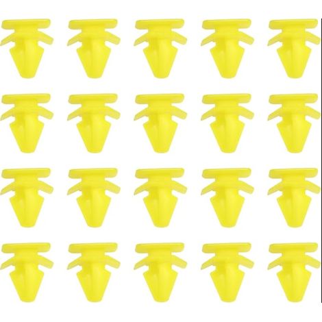 Clips de Moulage évasés Et de Garniture de Passage de Roue Avant 30622764 30640897 V60 XC60 XC90 2016-sur Jaune (1/5)