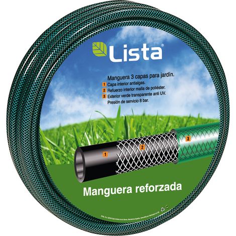 Manguera Reforzada 15x19,5mm 50 m LISTA