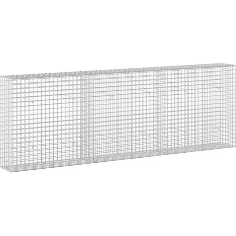 Gabion avec fil de 5 mm et maille de 5x5 cm 300x30x100 cm vidaXL (1/5)