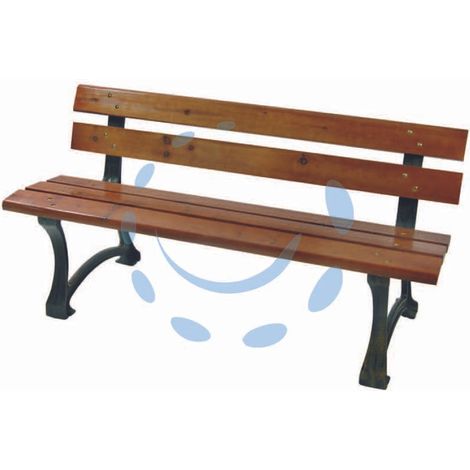 PANCHINA PANCA IN GHISA VETTE CM 150X60XH74 PER ARREDAMENTO GIARDINO (19300) (1/4)