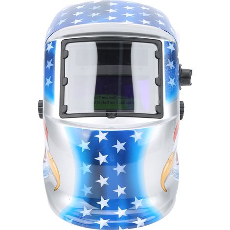 Casque de soudage électrique à assombrissement automatique à énergie solaire avec housse de protection intégrée 20914 (1/5)