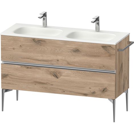 Duravit Sivida Meuble sous-lavabo, 2 tiroirs, poignée profilée (1/4)