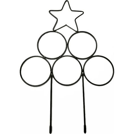 4 Pièces Grille de Plantes d'Intérieur, Treillis Escaladable Empilable de 35 cm pour Décoration de Plantes et Arbre de Noël (1/5)