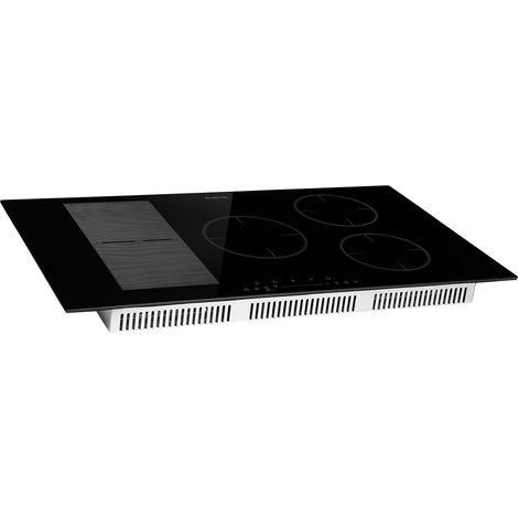 Klarstein Delicatessa 90 Hybrid Placa de inducción encastrable 5 zonas 7400W color negro