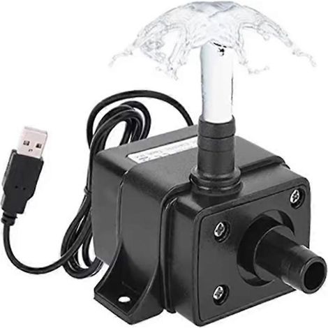 Mini Super Silent eau pompe sans balais 150 30L/H USB Plug Circulating eau pompe pour aquarium aquarium Fountains (1/5)