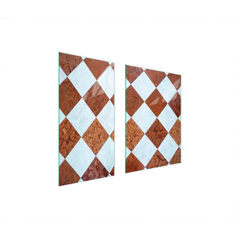 PANNEAU DE PROTECTION EN VERRE 75x52 MOSAÏQUE (1/5)