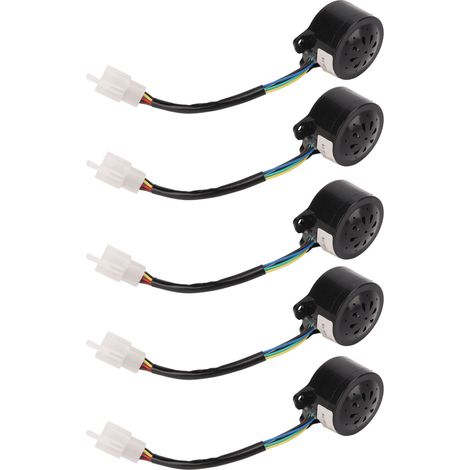 Universelle Notfallhupe, 5 Stück, Rückfahralarm 110-120 dB, 12 V-60 V, für elektrische Dreiräder und Roller (1/5)