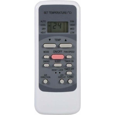 Telecomando per condizionatori d'aria serie R51: R51/E, R51/CE, R51M/CE, R51D/E, R51M/BGE, R51M/BGE, con orologio integrato e timer di accensione/spegnimento (1/5)