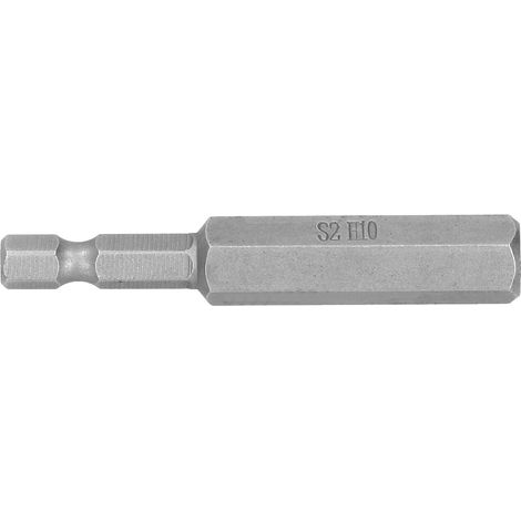 10-mm-Inbusschlüssel-Bit, gehärteter Elektroschraubendreher-Bit mit magnetischer Spitze, S1/4 65 mm (1/5)