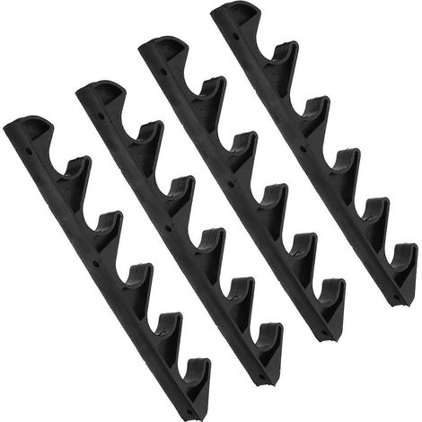 4 supports de réglage pour chaise longue : boucle de réglage en plastique à cinq positions pour chaises longues pliantes d'extérieur - Ajusteur pour mobilier de jardin (1/5)