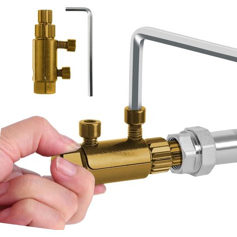 Broken Pipe Thread Puller Tool and Broken Valve Thread Puller - Faucet Removal Kit for 1/2",  3/4",  1" Pipes,  Removed Screws and Damaged Bolts,  Gold (1/5)