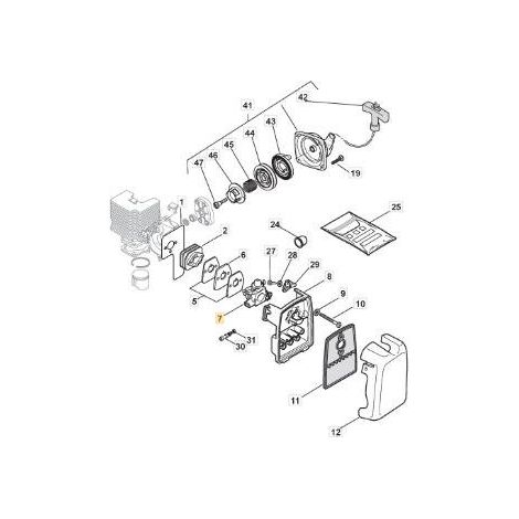 CARBURADOR WALBRO WT-761A DC 45P/55P ORIGINAL STIGA - 123054014/1
