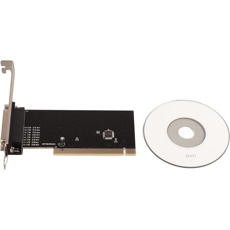 Carte d'Extension PCI à Port Parallèle pour Imprimante et Graveur, 32 Bits avec Attribution Automatique (1/5)