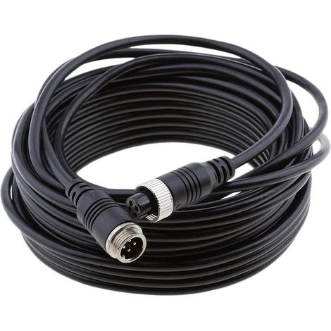 Câble 10 m pour caméra de recul 4 broches 12V-24V RV Truck Van 33ft