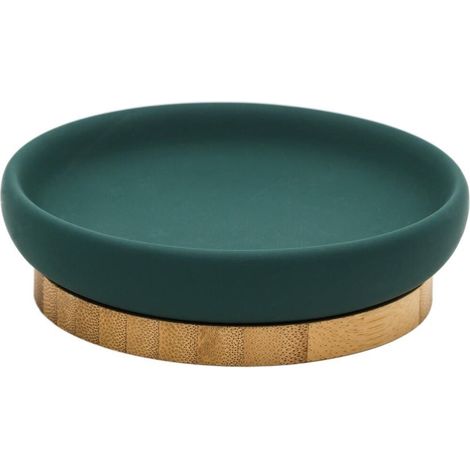Porte-savon FANCY, vert foncé (1/5)