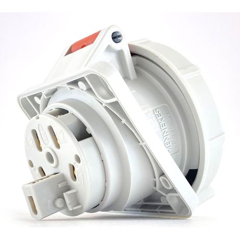 Presa a Muro 16A 5P 6H 400V IP67 (1/2)
