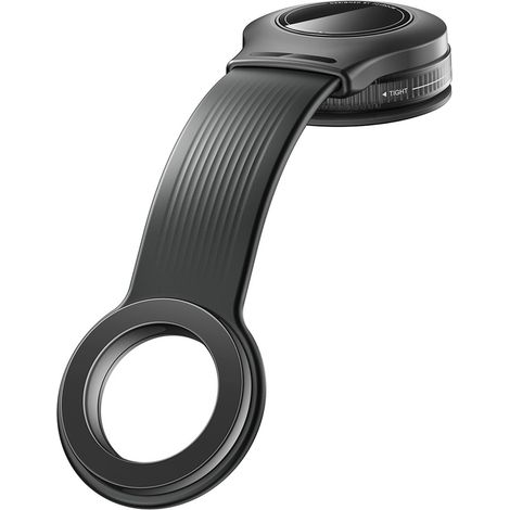 Support magnétique pour smartphone avec ventouse en gel - noir (1/5)