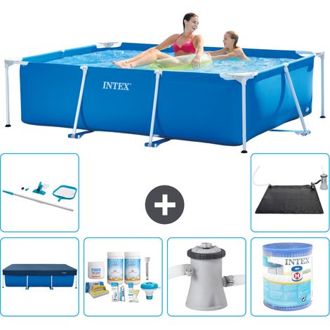 Intex Piscina con struttura Rettangolare - 220x150x60 cm - 7-pezzi S40011 (1/5)