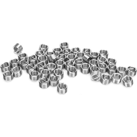 50 Pièces Réducteurs de Filetage Mâle-Femelle en Acier Inoxydable M5/16‑18‑1D pour Réparation (1/5)