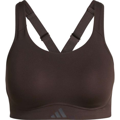adidas Optime Workout Sport-BH für Damen, braun, KA0067 r, Größe XS AB (1/5)