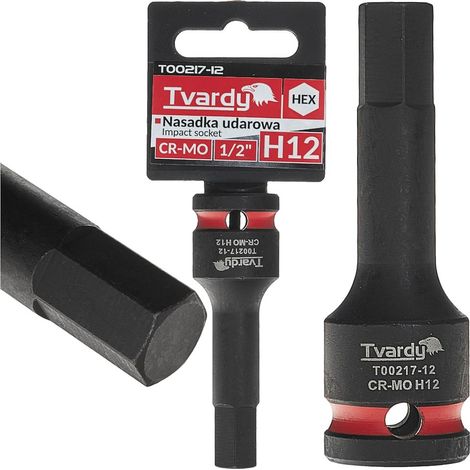 Vaso de impacto HEX 1/2" H12 CR-MO (10/100) (1/4)