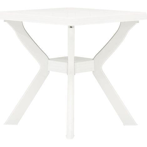 Table de bistro Blanc 70x70x72 cm Plastique (1/5)