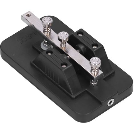 Clé Morse Télégraphe Émetteur avec Buzzer - Appareil d'Apprentissage CW pour Radioamateur (1/5)