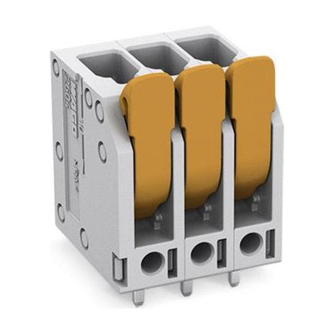 Borne pour circuits imprimés WAGO 2604-3104 4 mm² Nombre de pôles 4 1 pc(s) Q608392