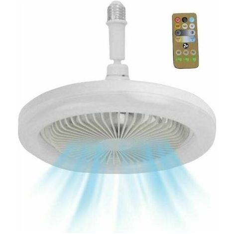 LED-Deckenventilator – 26 cm (10,23 Zoll) – 30 W – Einstellbare Lichtintensität (2800 K–6500 K) – 3 Geschwindigkeitsstufen – 1/2/4-Stunden-Timer – Inkl. Fernbedienung – Für Schlafzimmer, Wohnzimmer, K (1/5)