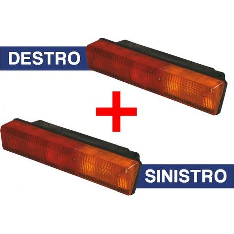 FANALE POSTERIORE SX DX TRATTORE FIAT LANDINI MASSEY FERG 5124115 5124117 29207V DX + SX (29208 + 29207)