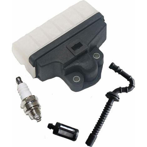 Aftermarket Filtre à air Filtre à carburant Tuyau Bougie d'allumage Compatible with tronçonneuse Stihl 021 023 025 MS210 MS230 MS250 (1/4)